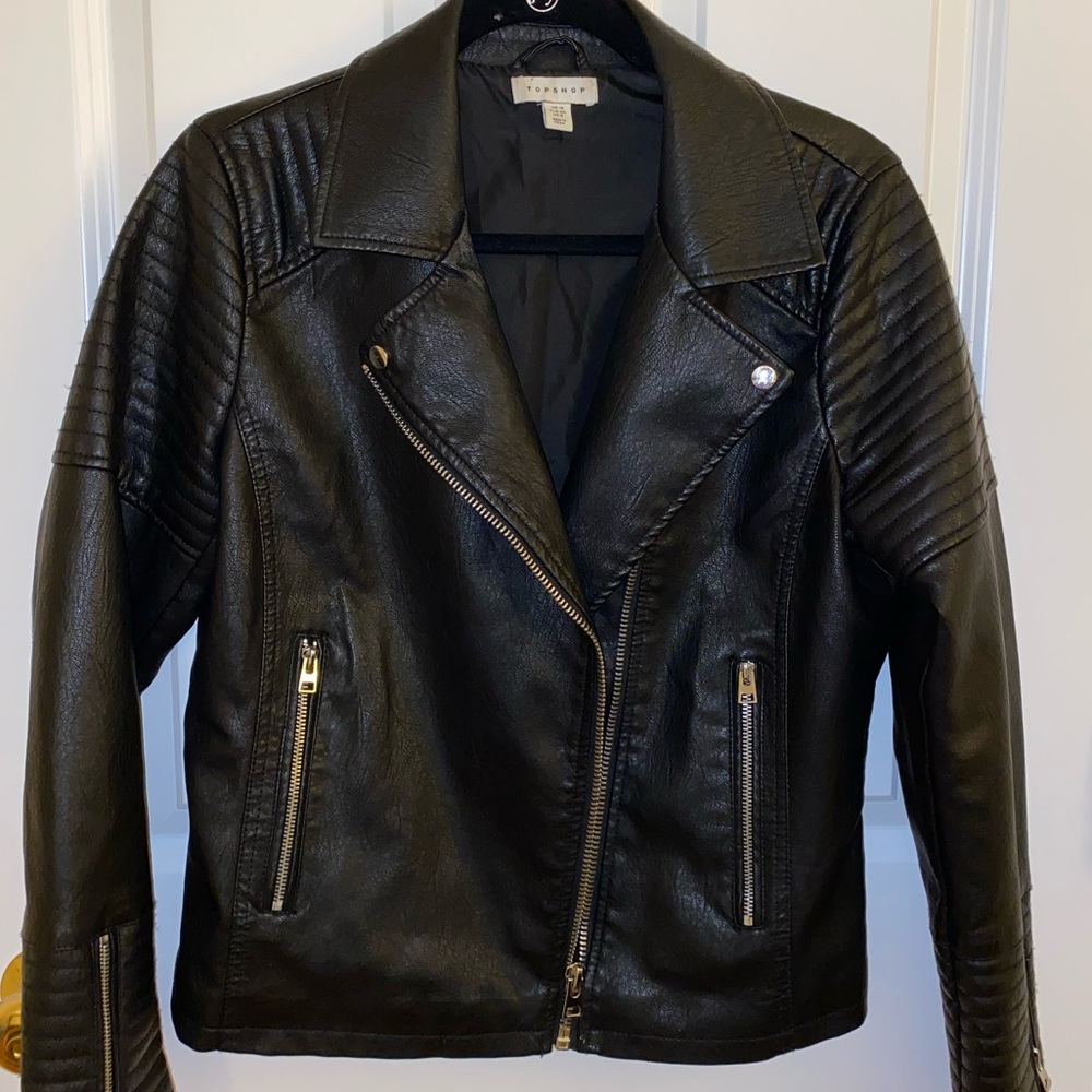 Leather jacket - topshop